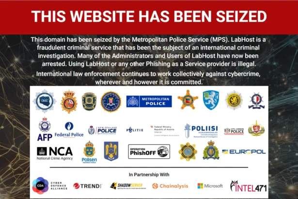 Operacija Phishoff - Ugašena web stranica Labhosta